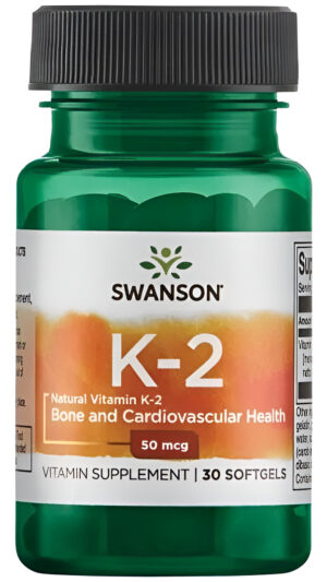 Vitamina K2 30 Softgels 50 Mcg Salud De Huesos Y Corazon
