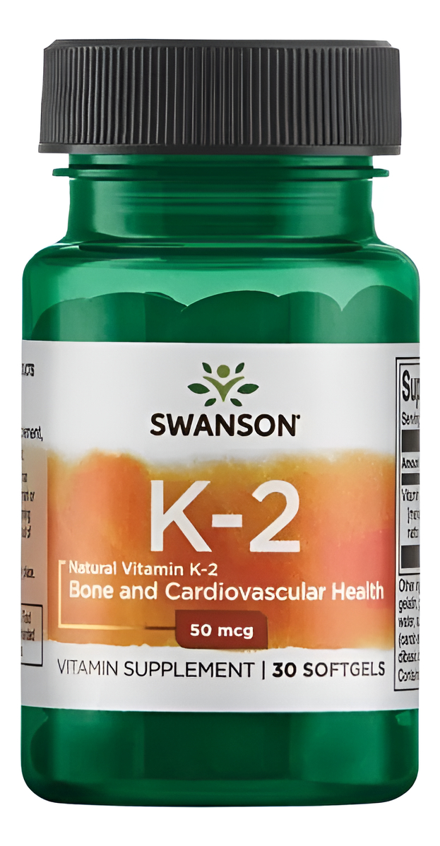 Vitamina K2 30 Softgels 50 Mcg Salud De Huesos Y Corazon