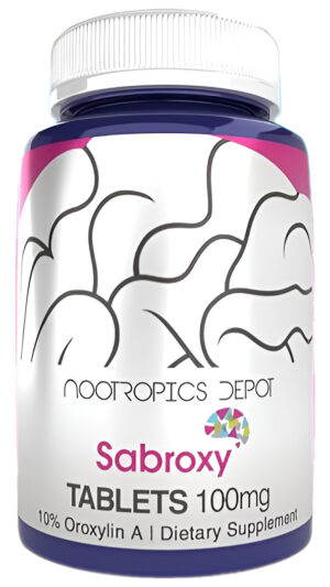 Nootropics Depot Sabroxy®, 90 Tabletas | 100 Mg | Mínimo 10% Oroxilina-a | Oroxylum Indicador |