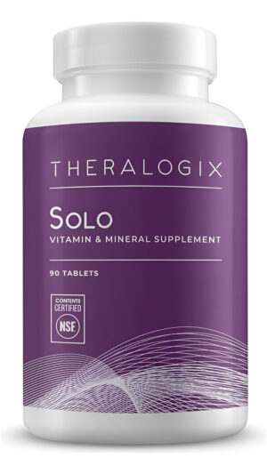 Theralogix Solo Suplemento Multivitamínico Y Multimineral Sin Hierro, Suministro Para 90 Días, Multivitamínico Sin Hier