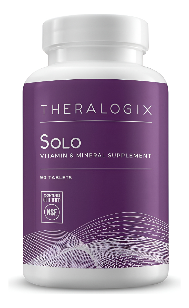 Theralogix Solo Suplemento Multivitamínico Y Multimineral Sin Hierro, Suministro Para 90 Días, Multivitamínico Sin Hier
