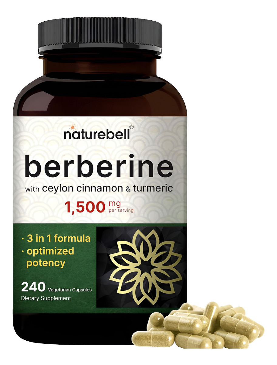 Naturebell Berberina De 1500mg 240 Cápsulas
