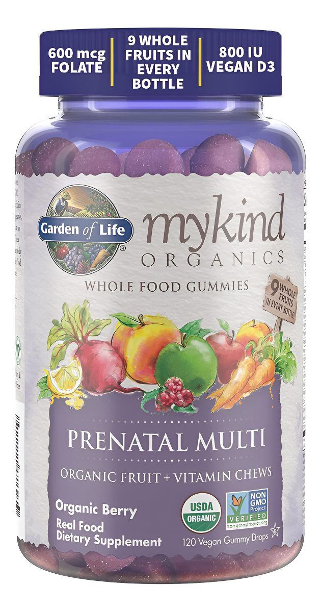 Garden Of Life, 120 Gomitas Multivitamínicas Prenatales Para Mujeres De Mykind Organics