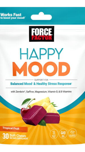 Force Factor Suplemento Happy Mood, Apoyo Del Estado De Ánimo Y Equilibrio Del Estado De Ánimo Para Apoyar La Felicidad