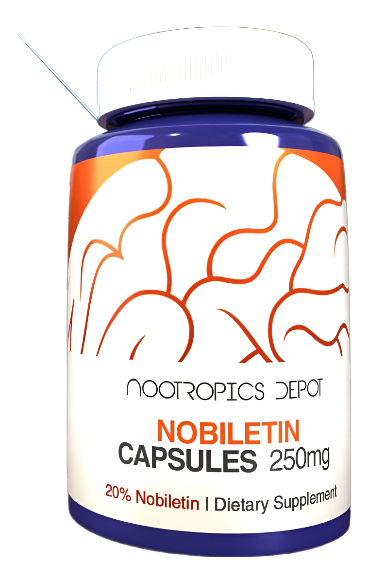 Nootropics Depot 30 Cápsulas De Nobiletina | 250 Mg | 20% De Extracto | Citrus Aurantium | Apoyo Función Cognitiva