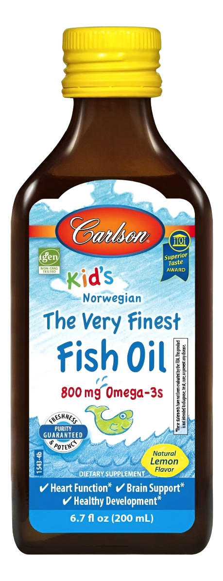 Aceite De Pescado Para Niños Carlson