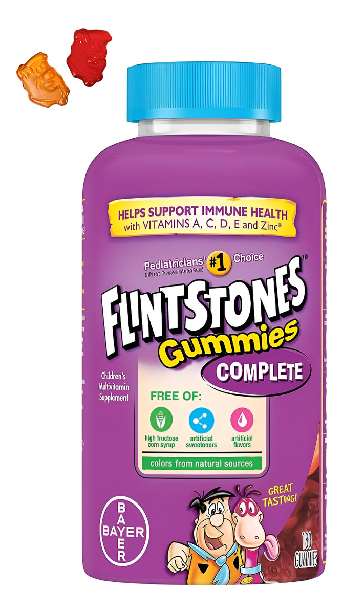 Los Picapiedra Gomitas Masticables Multivitamínicas Para Niños