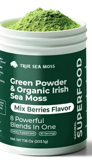 Greens Superfood Powder - Verdes En Polvo 30 Porciones - Espirulina, Ashwagandha Y Melena De León - Polvo Verde - Polvo