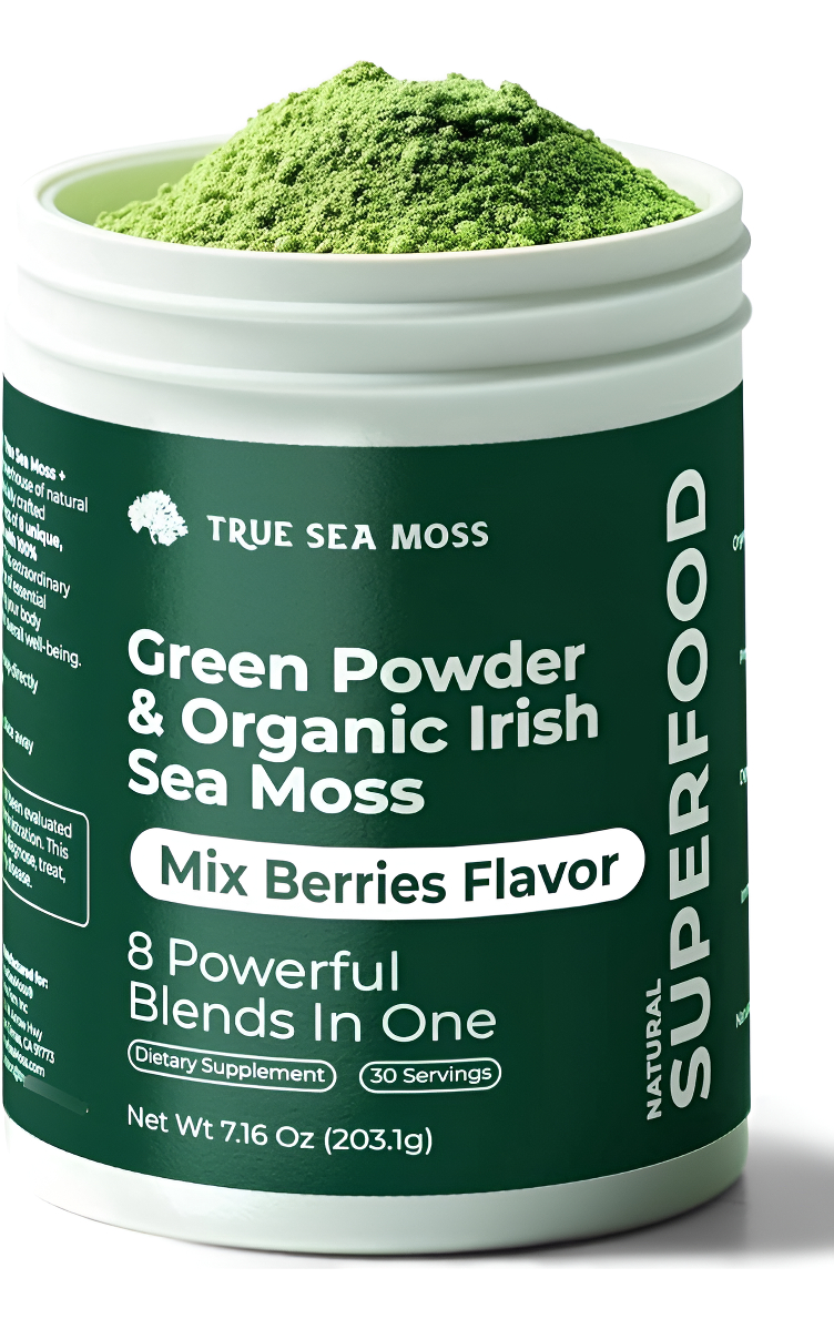 Greens Superfood Powder - Verdes En Polvo 30 Porciones - Espirulina, Ashwagandha Y Melena De León - Polvo Verde - Polvo