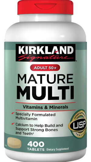 Kirkland Signature, Multivitaminas Y Minerales Para Adultos De Más De 50 Años, Tabletas De 400 Unidades