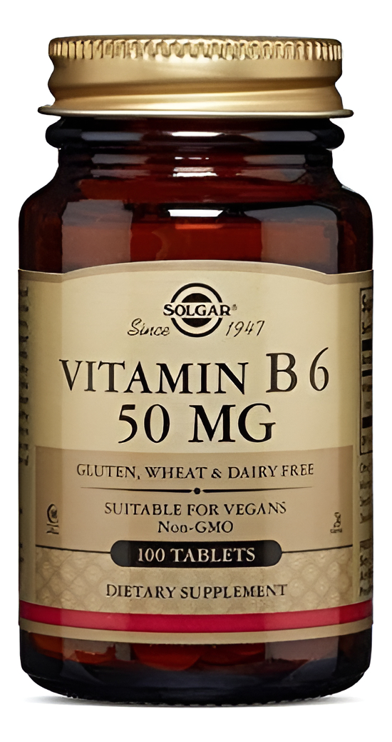Solgar Vitamin B6 50mg - Unidad A