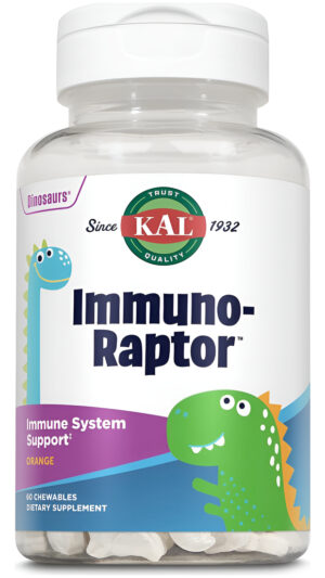 Kal Immunoraptor Kids - Masticables De Apoyo Inmunológico Para Niños, Vitamina C Y Zinc Para Una Función Celular Saluda