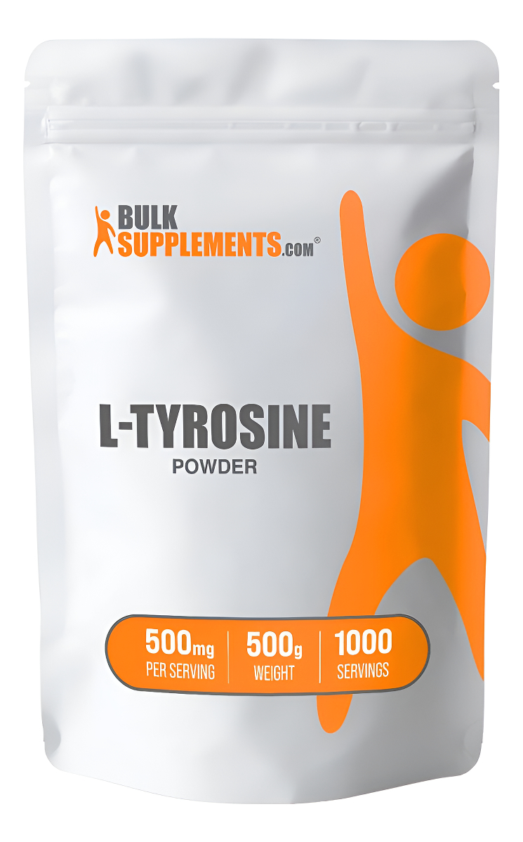 Suplemento Bulksupplements L-tirosina Pura En Polvo, 1