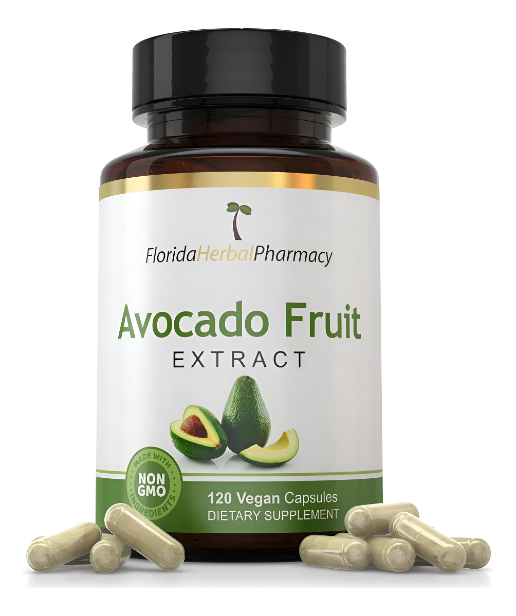 Florida Herbal Pharmacy, 120 Cápsulas De Extracto De Fruta De Aguacate 10:1, Suplemento Natural