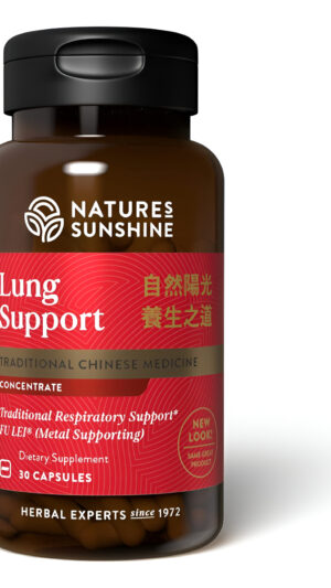 Nature's Sunshine Concentrado Chino Tcm De Apoyo Pulmonar, 30 Cápsulas