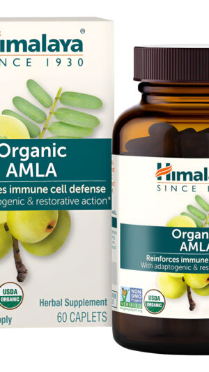 Himalaya Antioxidante Natural Orgánico Amla Para Apoyo Inmunológico, 60 Cápsulas, Suministro De 1 Mes