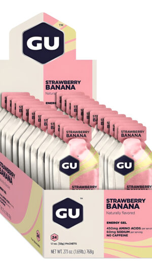 Gel Energetico Gu Energy Platano Fresa Sin Cafeina 24 Uni
