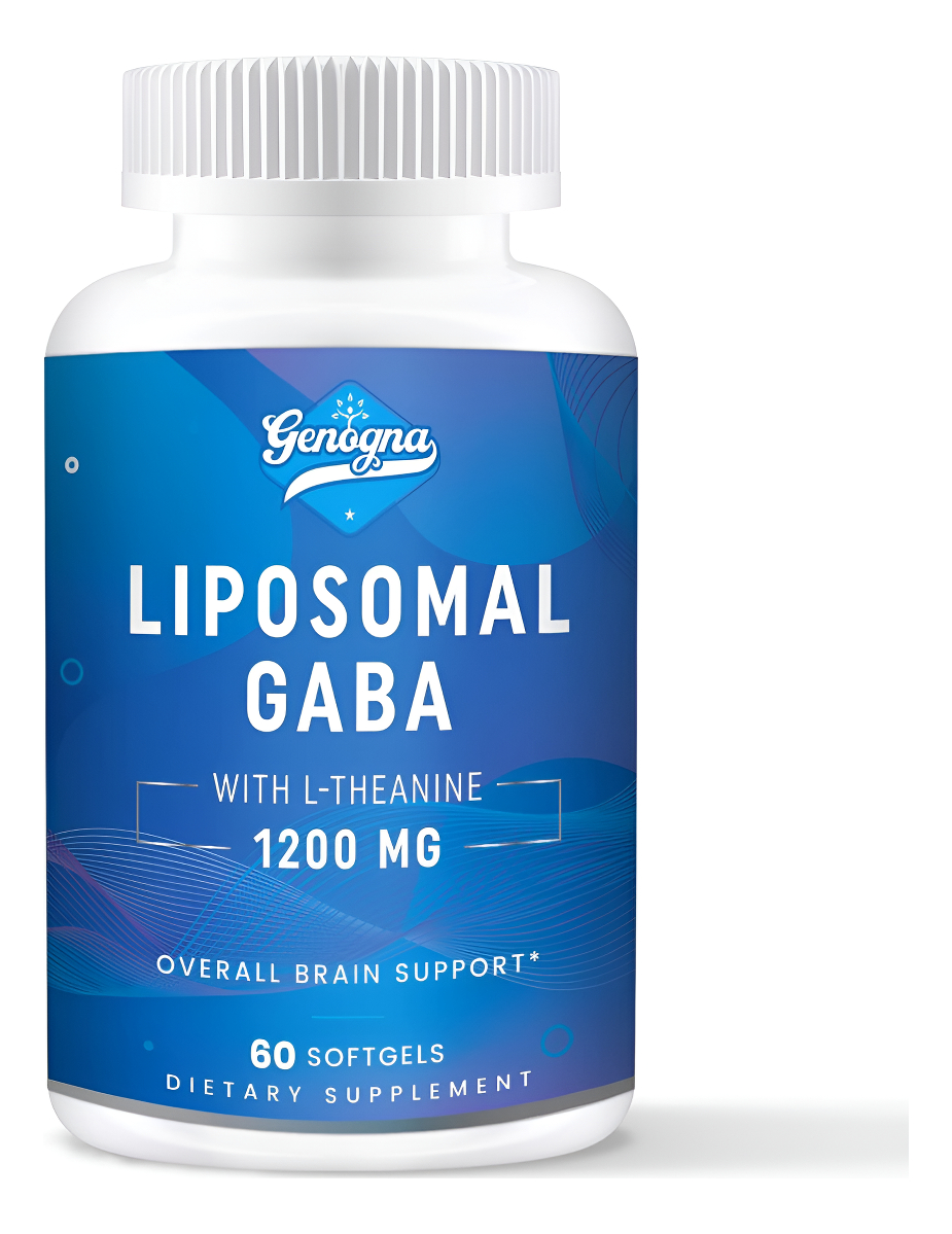 Gaba Con Suplemento De L-teanina De 1200 Mg - Suplementos Liposomales De Gaba De Alta Biodisponibilidad, 60 Cápsulas Pa