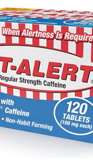 Jet-alert 100 Mg Cada Tableta De Cafeína 120 Unidades