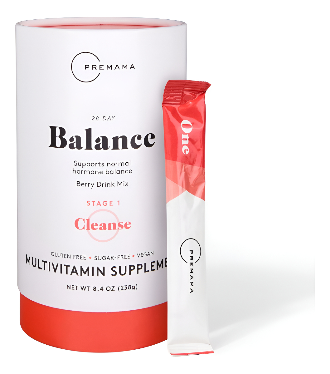 Premama - Suplemento Birth Control Cleanse | Preparación De Vitaminas Bebible Para Equilibrar Las Hormonas Y La Fertili