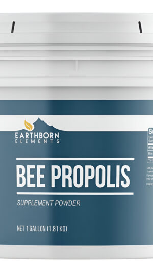 Earthborn Elements Propóleos De Abeja, Cubo De 1 Galón, Puro Y Natural, Tamaño A Granel