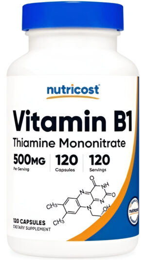 Vitamina B1 - 500 Mg - 120 Uds