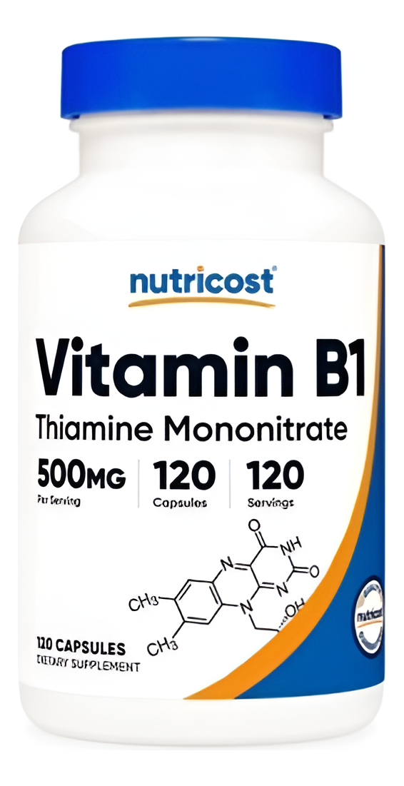 Vitamina B1 - 500 Mg - 120 Uds
