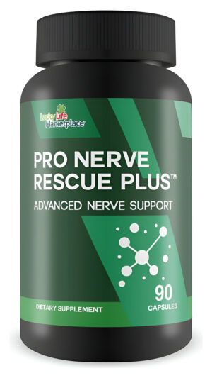 Pro Nerve Rescue Plus - Suplemento Avanzado De Apoyo Nervioso - Promueve La Función Nerviosa Saludable Y El Flujo Sangu