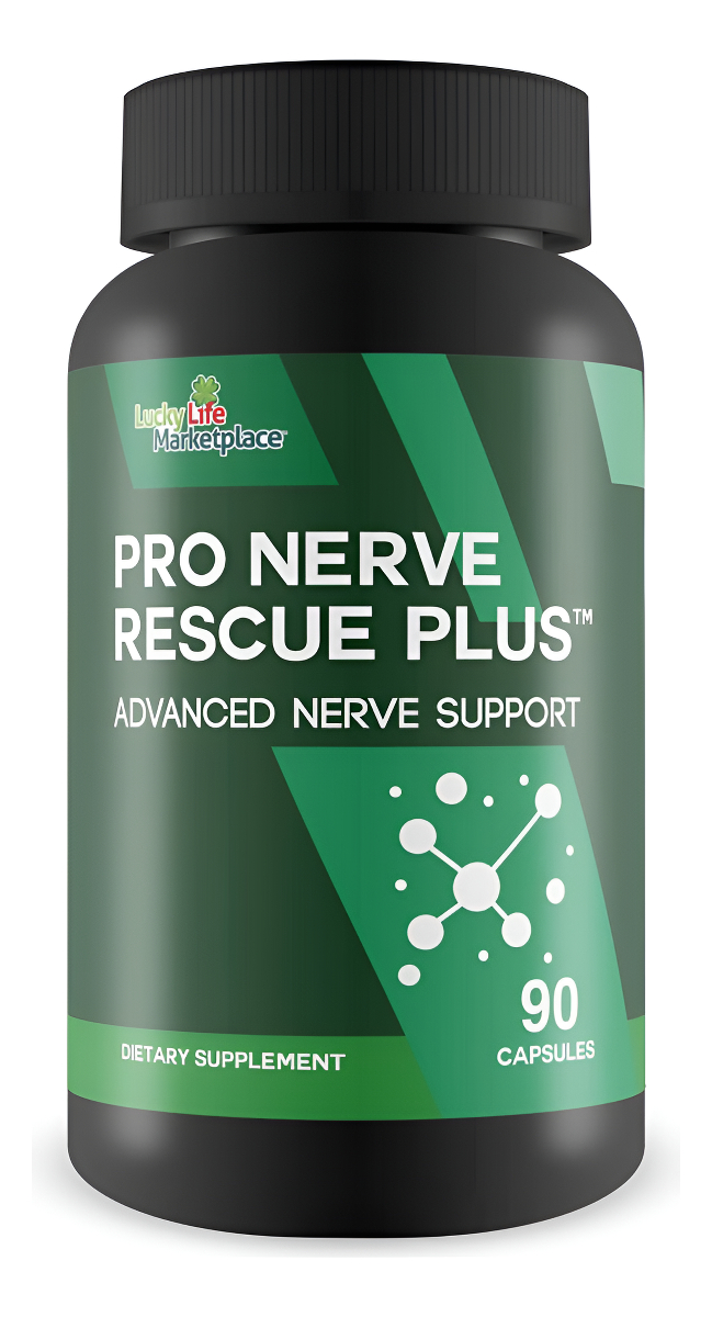 Pro Nerve Rescue Plus - Suplemento Avanzado De Apoyo Nervioso - Promueve La Función Nerviosa Saludable Y El Flujo Sangu