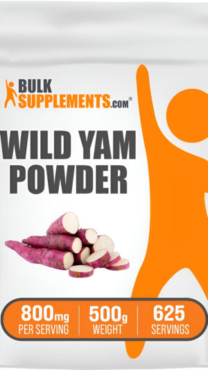 Bulksupplements. Com Wild Yam Powder - Suplemento De Hierbas, Suplemento De Ñame Silvestre, Polvo De Raíz De Ñame Silve