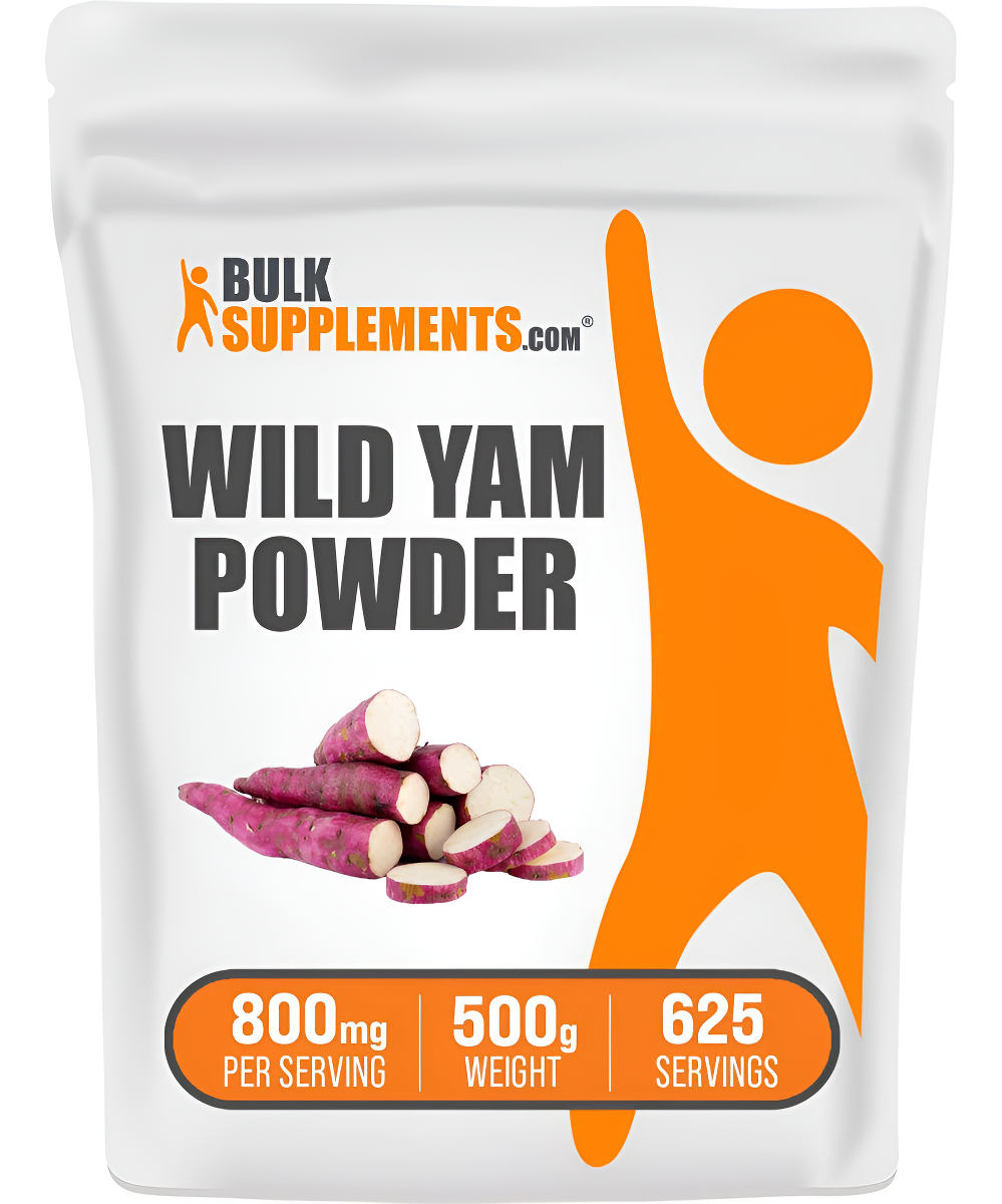 Bulksupplements. Com Wild Yam Powder - Suplemento De Hierbas, Suplemento De Ñame Silvestre, Polvo De Raíz De Ñame Silve