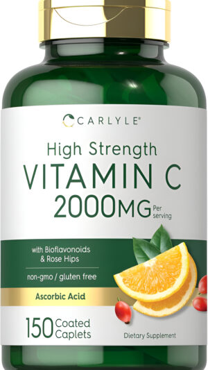 Carlyle Vitamina C Con Escaramujo Y Bioflavonoides, 150 Comprimidos