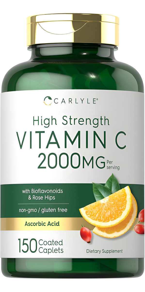 Carlyle Vitamina C Con Escaramujo Y Bioflavonoides, 150 Comprimidos