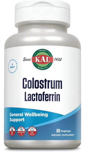Kal Lactoferrina De Calostro, 20% De Inmunoglobulinas | Lactoferrina Y Beta Glucano | Apoyo Inmunológico Saludable | 30