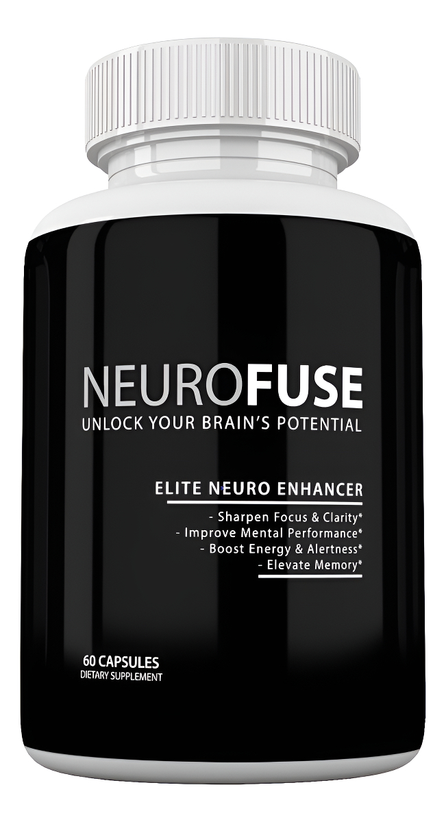Neurofuse Potente Suplemento Nootrópico De Enfoque Y Memoria, Reduce La Niebla Cerebral Y La Fatiga, 60 Cápsulas