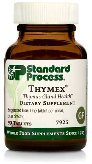 Standard Process Thymex  Suplemento De Alimentos Integrales Para El Colesterol Y El Timo, Sin Gluten, 90 Comprimidos