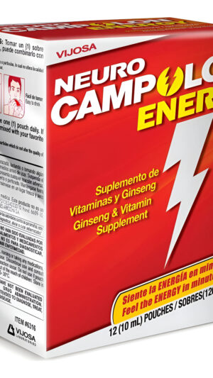 Vijosa Laboratorios Campolon Energy B Vitaminas, Promueve La Energía Física Y La Energía Mental, 12 Sobres