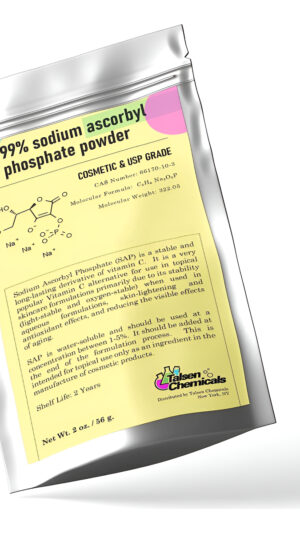 Talsen Chemicals Polvo De Savia De Fosfato De Ascorbilo De Sodio Para El Cuidado De La Piel 28 Gr