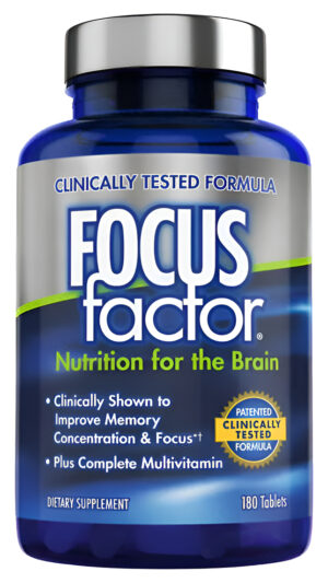 Focus Factor Suplemento Cerebral Multivitamínico Que Mejora La Memoria Y La Claridad, Aumenta La Concentración, Razonam
