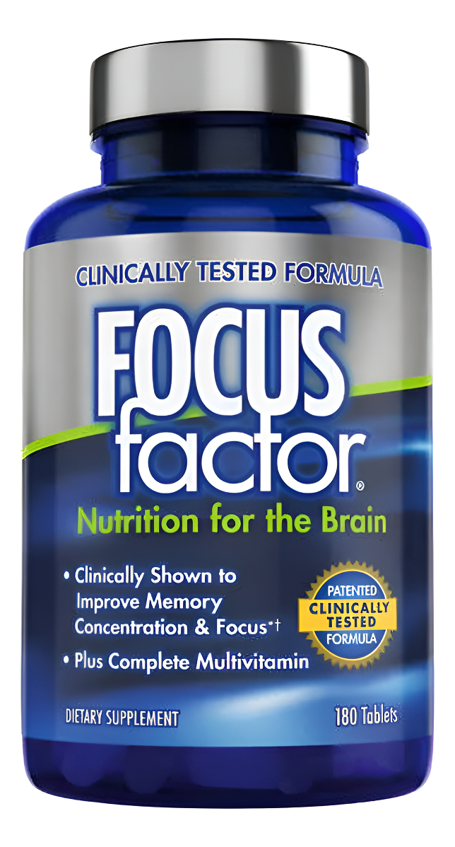 Focus Factor Suplemento Cerebral Multivitamínico Que Mejora La Memoria Y La Claridad, Aumenta La Concentración, Razonam