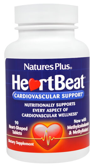 Naturesplus Heartbeat - 90 Tabletas Veganas - Vegetarianas, Sin Gluten - 30 Porciones