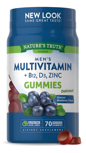 Multivitaminas B12, D3, Zinc | Sabor Arándano
