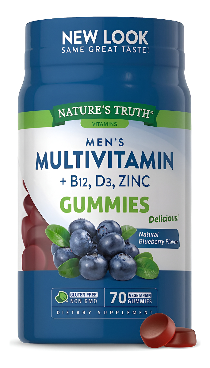 Multivitaminas B12, D3, Zinc | Sabor Arándano