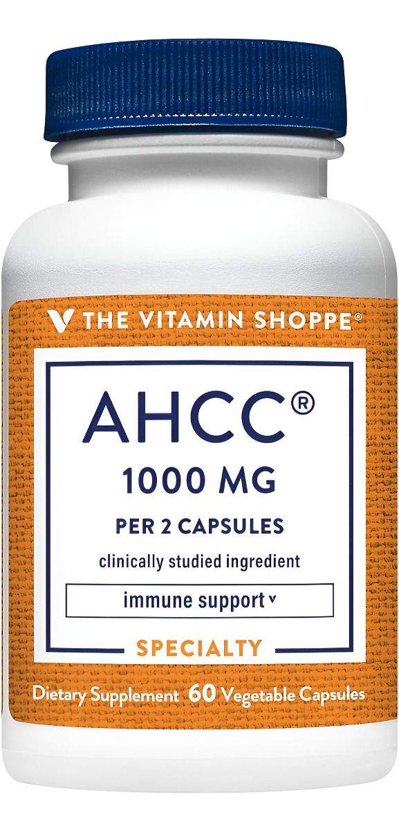 The Vitamin Shoppe Ahcc - 500 Mg - Para Apoyo Inmunológico (60 Cápsulas Vegetales)