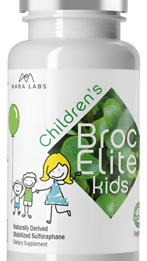 Mara Labs Broc Elite Kids | Suplemento De Brócoli Con Extracto De Sulforafano Estabilizado Para Niños | 60 Unidades