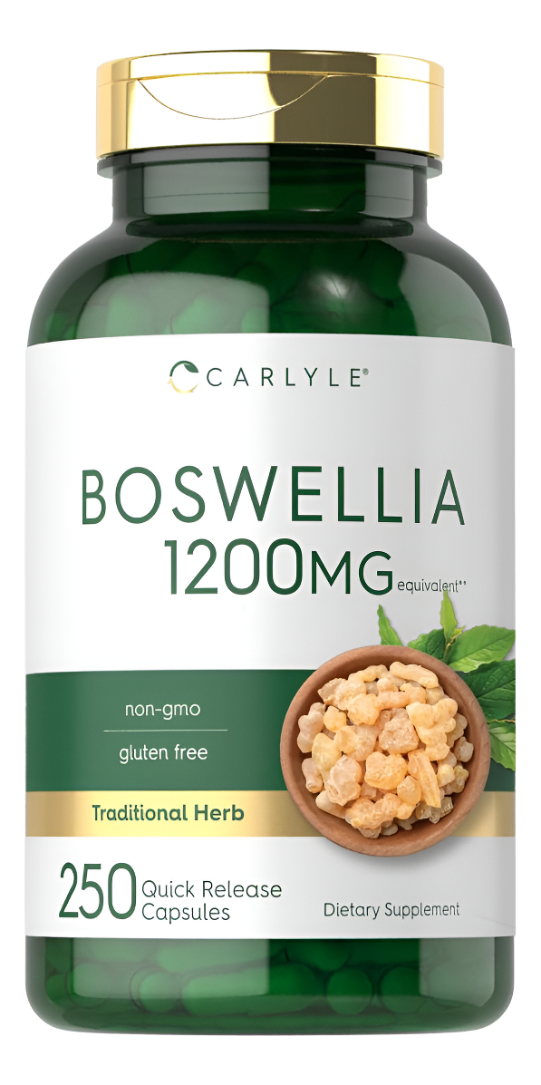 Carlyle Boswellia Extract Capsules 1200mg | 250 Count | Boswellia Serrata Complex With Black Pepper Extract | Non-gmo,
