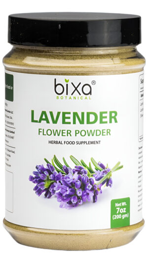 Bixa Botanical Polvo De Flor De Lavanda | Lavandula Augustifolia | 7 Oz | Sin Gluten, Sin Omg, 100% Puro