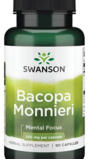 Bacopa  Monnieri 250mg 90caps Apoyo Memoria Y Cerebro De Sw