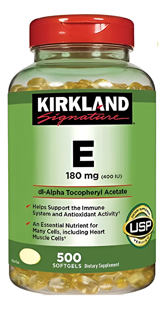 Kirkland Signature Vitamin E 400 I. U. 500 Softgels Por Bote