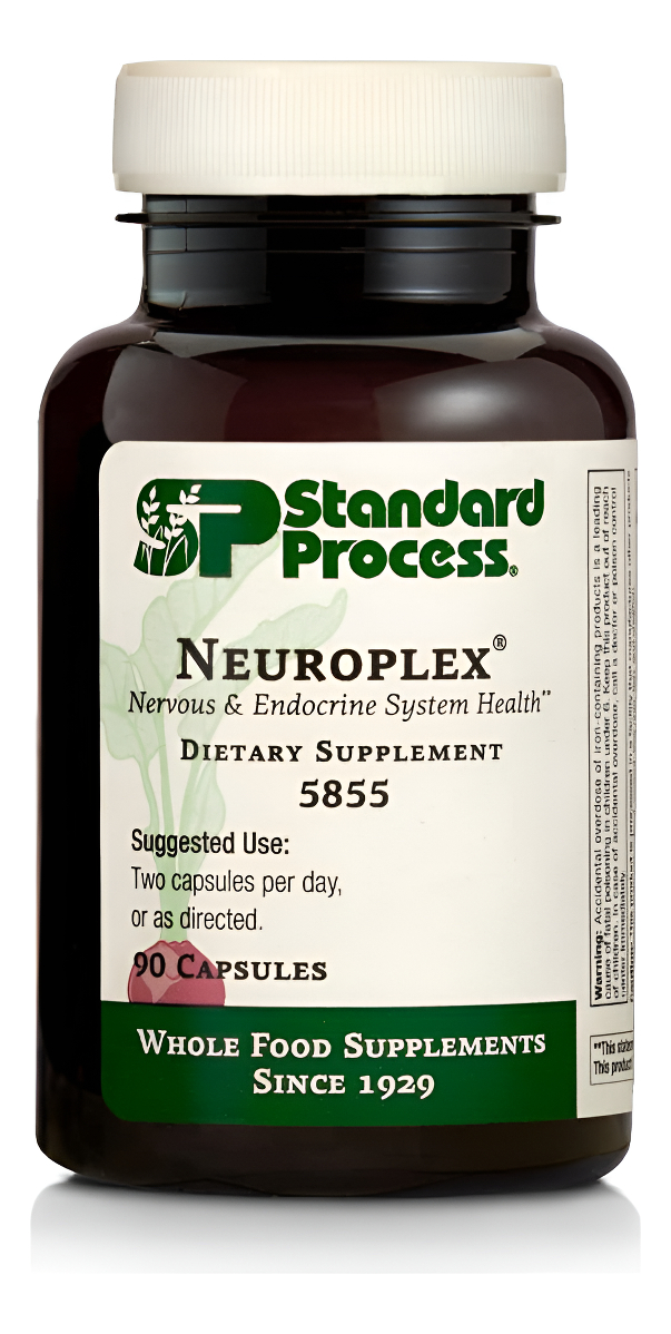 Standard Process Neuroplex - Suplementos Integrales Para El Sistema Nervioso, Salud Cerebral Y Apoyo Cerebral